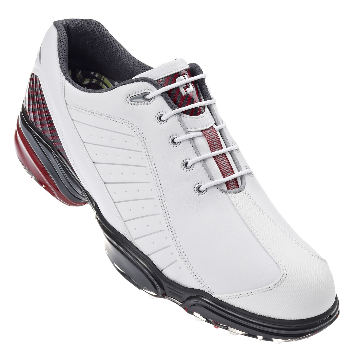 FootJoy Sport Golf Shoes White/Red #53208