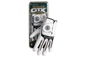 Footjoy WEATHERSOF GTX LADIES GOLF GLOVE RIGHT HAND PLAYER / WHITE/BEIGE / LARGE