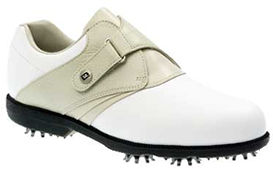 Womens Aqualites White/Mushroom 93022 Golf Shoe