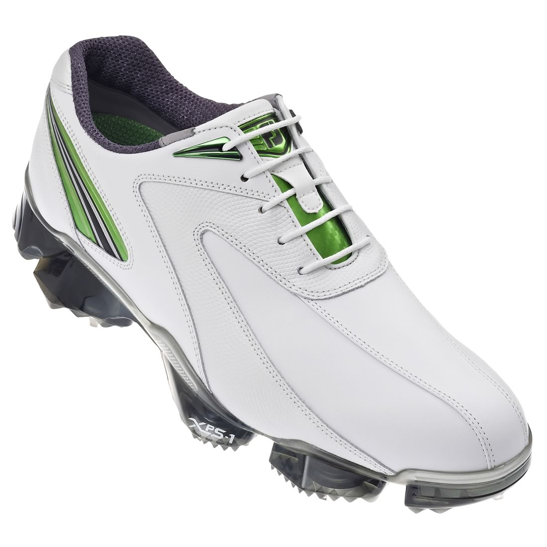 FootJoy XPS Golf Shoes White/Green #56049