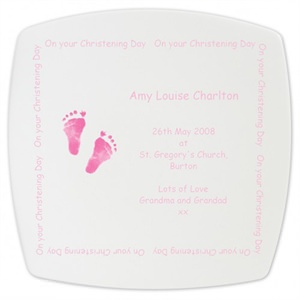 FOOTPRINT Plate (Pink)