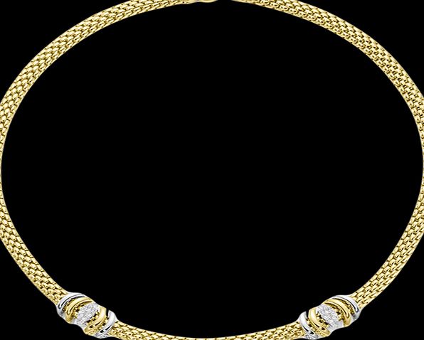 Fope 18ct Yellow Gold Virginia Diamond Set