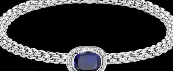 Fope Flex It Solo Iolite and Diamond Bracelet