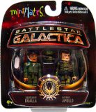 Forbidden Planet Battlestar Galactica Mini-Mates - Apollo and Dualla
