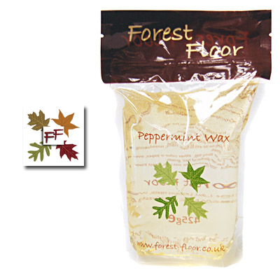 Forest Floor Wax in a Bag Clear Peppermint Wax -