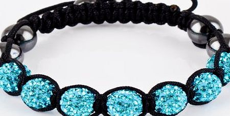 Forever charming (Aqua blue) High quality amazing color 7 balls Forever Charming shamballa bracelet/shamballa disco crystal paved clay ball/beads bracelet/white/Aqua blue
