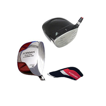 Red SQUARE 460cc Ti Driver + FREE STAND BAG