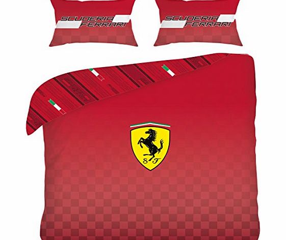 Formula One Racing Ferrari Double Duvet Cover
