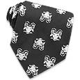 Zodiacus - Aries Black Woven Silk Tie