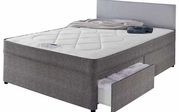Forty Winks Truro Zoned Small Double 2 Drw Divan