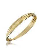 18K Yellow Gold Hinged Bangle Bracelet
