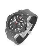 Forzieri Cruiser 270 - Black Dial Stainless Steel and Rubber Chrono Watch