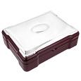 Forzieri Decorated Sterling Silver and Mahogany Wood Jewelry Box