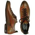Handcrafted Multicolor Leather Lace-up Shoes