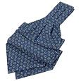 Forzieri Life Belt Design Ornamental Pure Silk Ascot