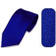 Forzieri Navy Blue Solid Silk Tie