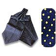 Forzieri Polkdot Silk Ascot