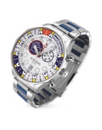 Punta Ala - Silver Dial Stainless Steel Yachting Chrono Watch