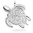 Turtle 18K White Gold Diamond Pavandeacute; Pendant