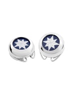 Forzieri Windrose Silver Plated Button Covers
