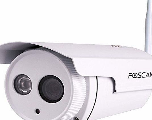 Foscam FI9803P Wireless 720P HD Plug and Play IP Camera with 20M Night Vision - White