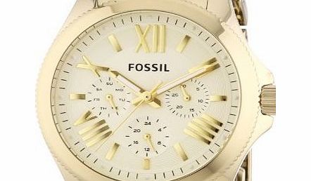 Fossil am4510 40mm Gold Steel Bracelet amp; Case Mineral Womens Watch
