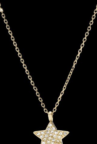 Fossil Gold Coloured Star Pendant JF01630710