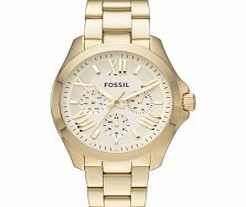 Fossil Ladies Cecile Gold Steel Multifunction