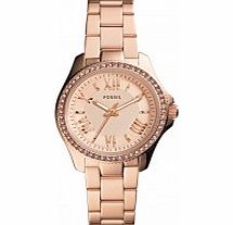 Fossil Ladies Cecile Rose Gold Watch