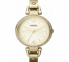 Fossil Ladies Georgia Gold Watch