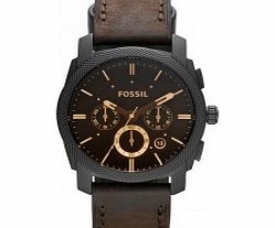 Fossil Mens Machine Chronograph Brown Watch