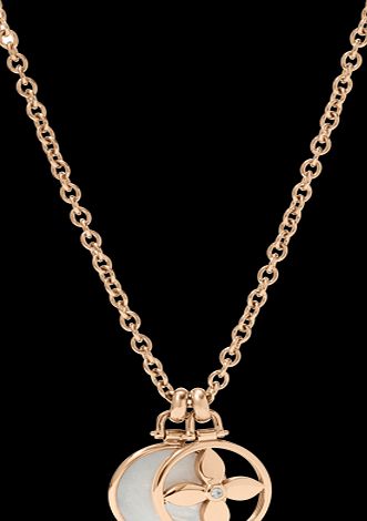 Fossil Signature Rose Coloured Pendant JF01138791