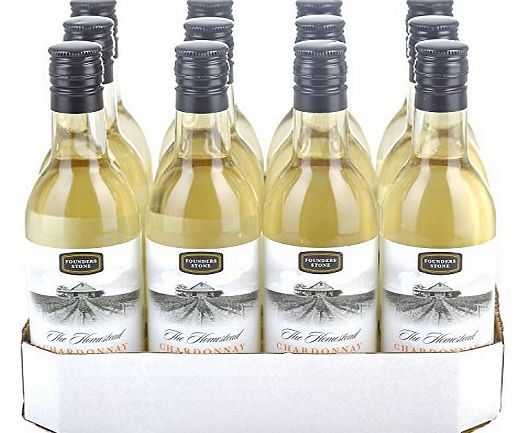 Founders Stone Chardonnay White Wine 18.75cl Bottle - 12 Pack