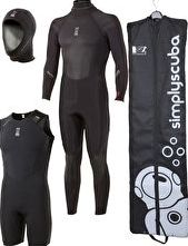 Fourth Element, 1192[^]75298 Mens Proteus 5mm Wetsuit Package
