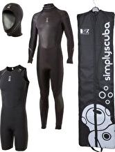 Fourth Element, 1192[^]75300 Mens Proteus 7mm Wetsuit Package