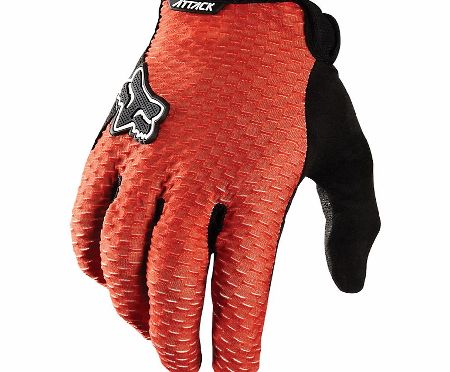 Fox Attack Glove Black/Orange - S