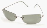 Fox International Titanium Sunglasses - Green Lens