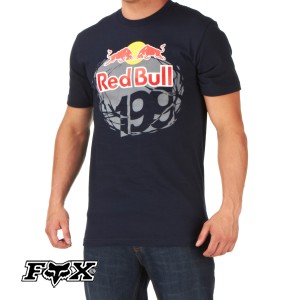 T-Shirts - Fox Red Bull Mens T-Shirt - Navy