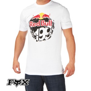T-Shirts - Fox Red Bull Mens T-Shirt - White