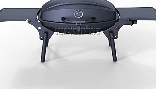 FoxHunter Garden Outdoor Portable Foldable BBQ Gas Grill Barbecue Barbeque With Thermometer New G1011 Black Camping