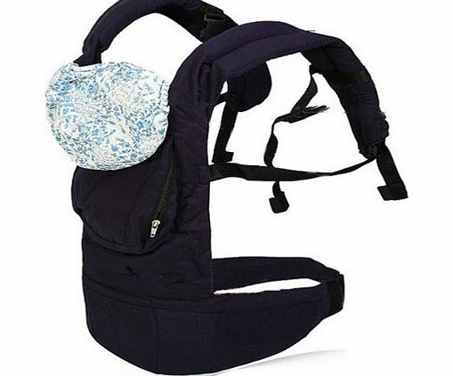Foxnovo Multi-functional Adjustable Front /Back Cotton Baby Carrier Infant Comfortable Backpack Sling Wrap w