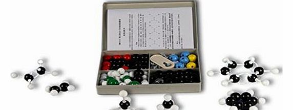 Novelty Organic and Inorganic Chemistry Molecular Models Set in a Sturdy Plastic Case