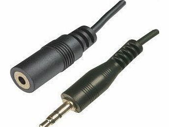 FPUK 5 metre 3.5mm Jack Headphone/Mic EXTENSION Cable Lead