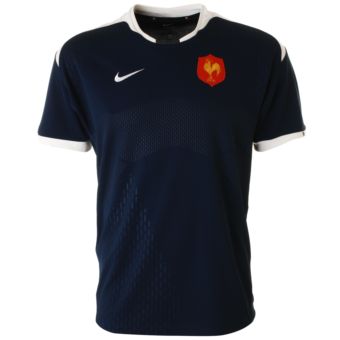 France Nike 2010-11 France Rugby Union Home Shirt
