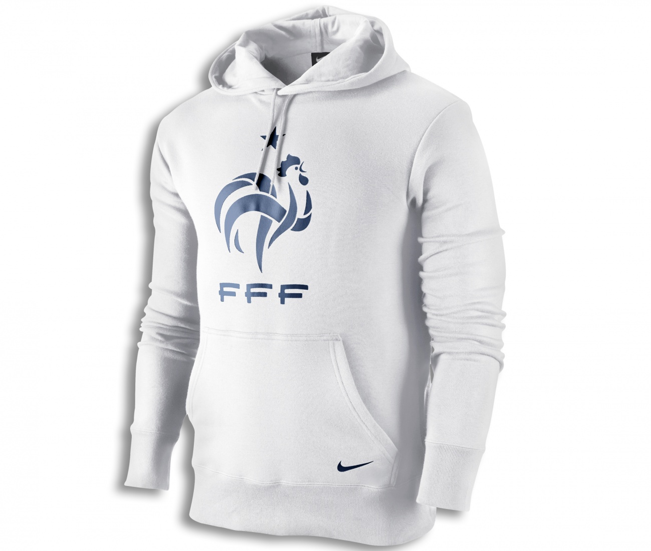 Nike 2011-12 France Nike Core Hooded Top (White)