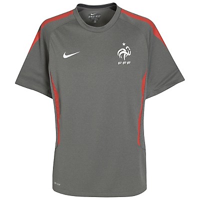 Nike 2011-12 France Nike Training Shirt (Grey)
