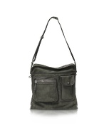 Accademy - Storm Suede and Leather Shoulder Bag