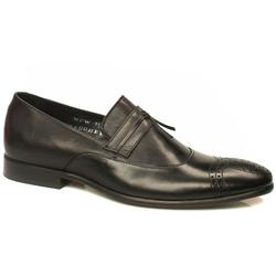 Frank Wright Male Frank Wright Mccconoughey Leather Upper Casual in Black and Grey, Tan