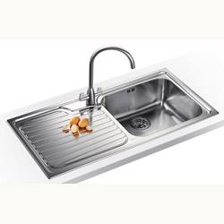 Franke INX611DPLHD Infinito Sink with Left Hand Drainer and Davos J Tap