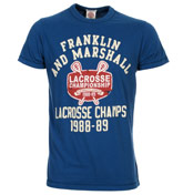 Franklin and Marshall Brooklyn Blue T-Shirt